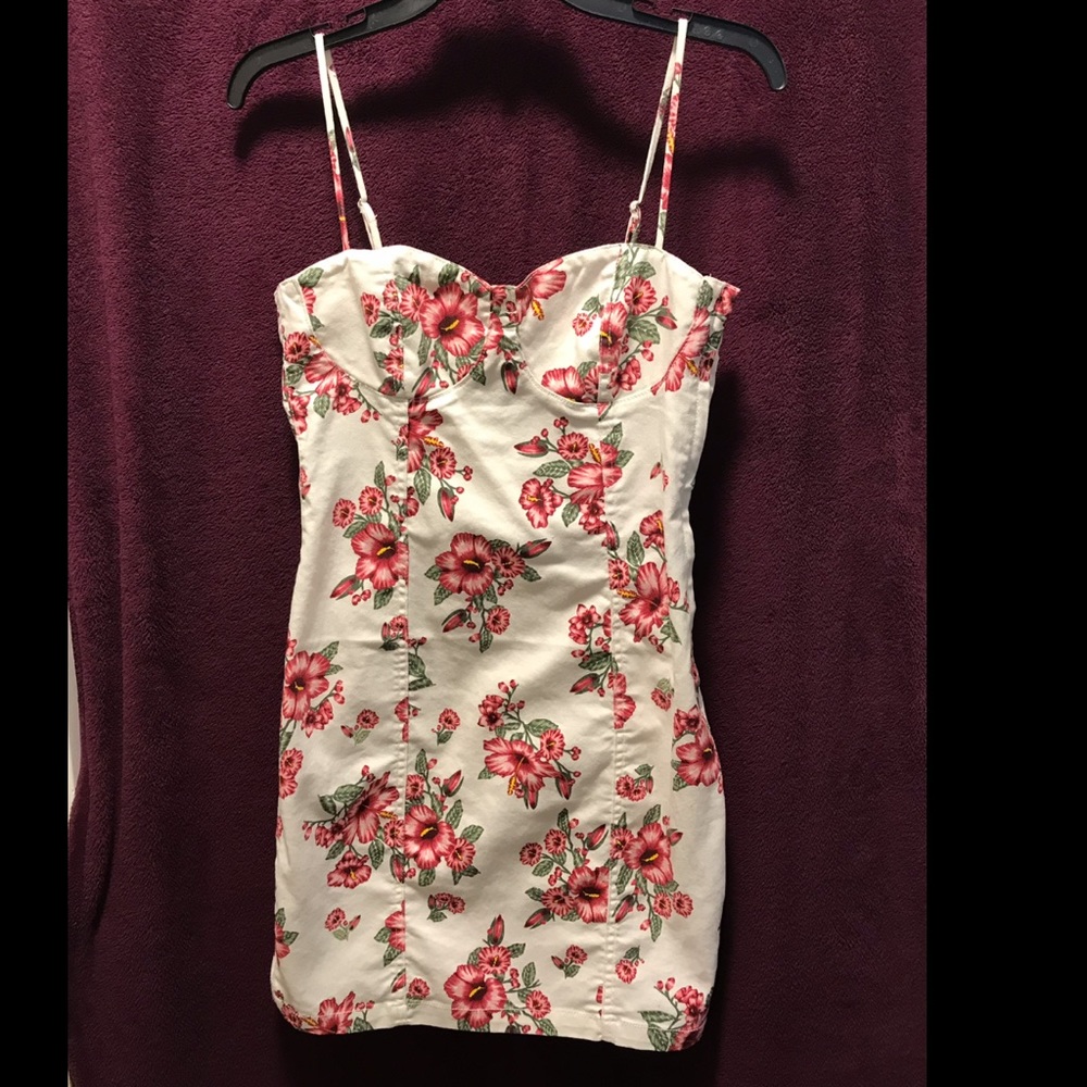 H&M White Floral Dress